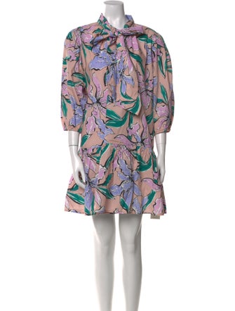 Hunter Bell Printed Mini Dress