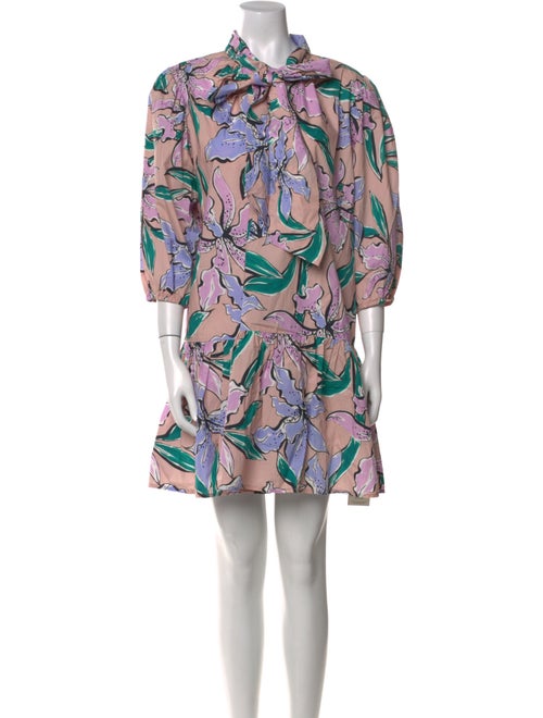 Hunter Bell Printed Mini Dress