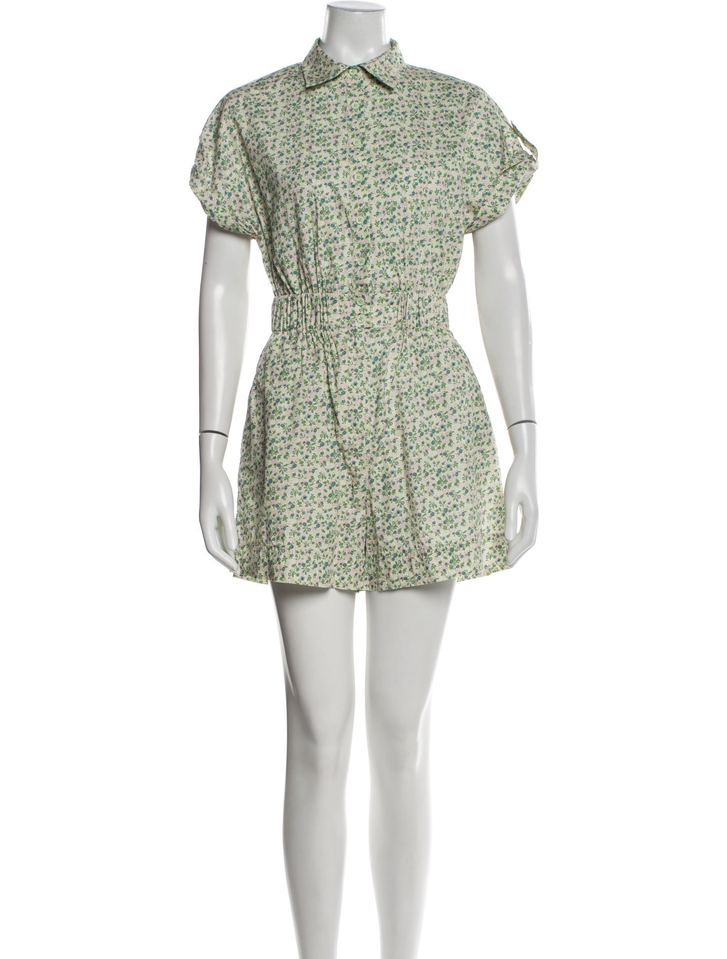 Hunter Bell Printed Mock Neck Romper