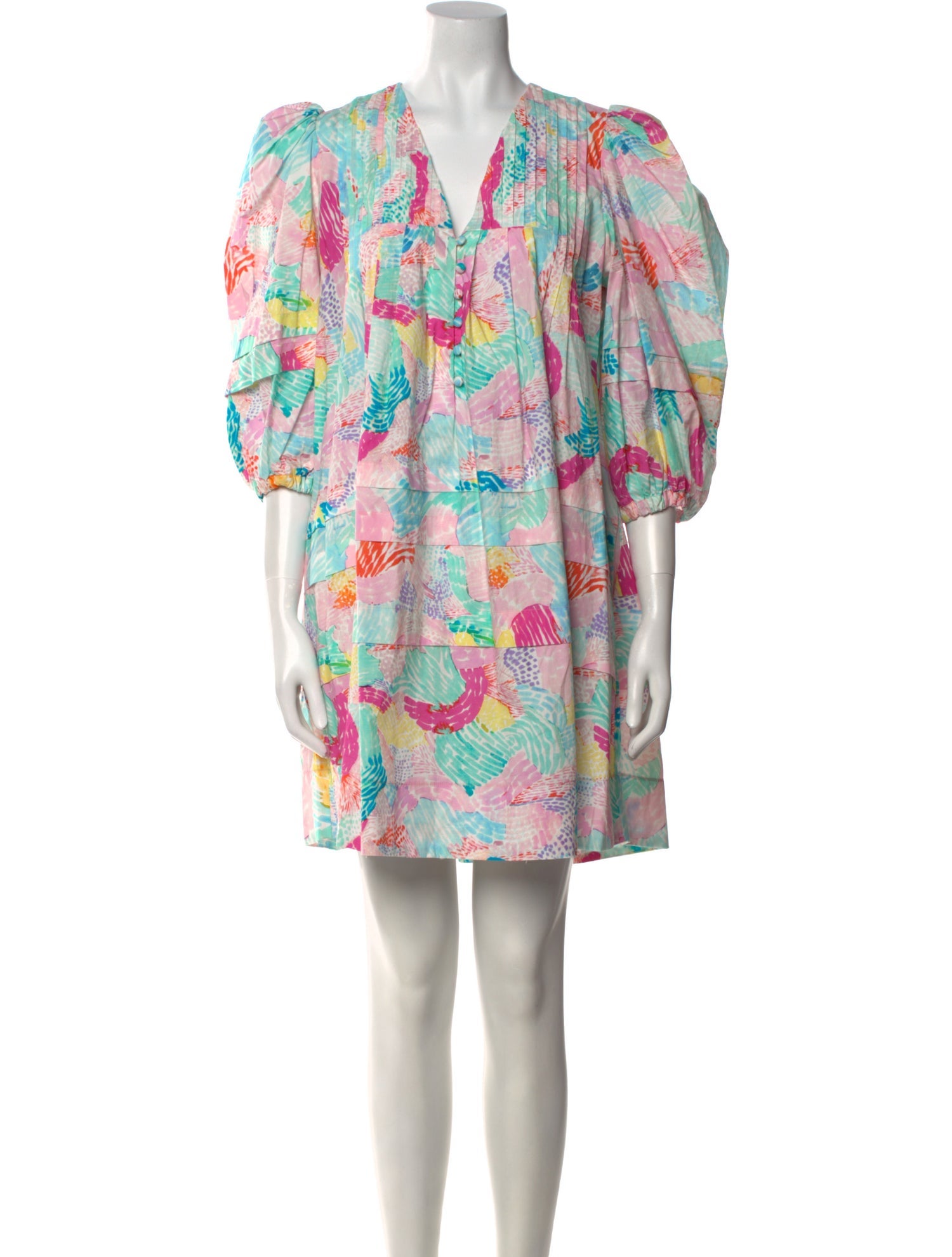 Hunter Bell Printed Mini Dress