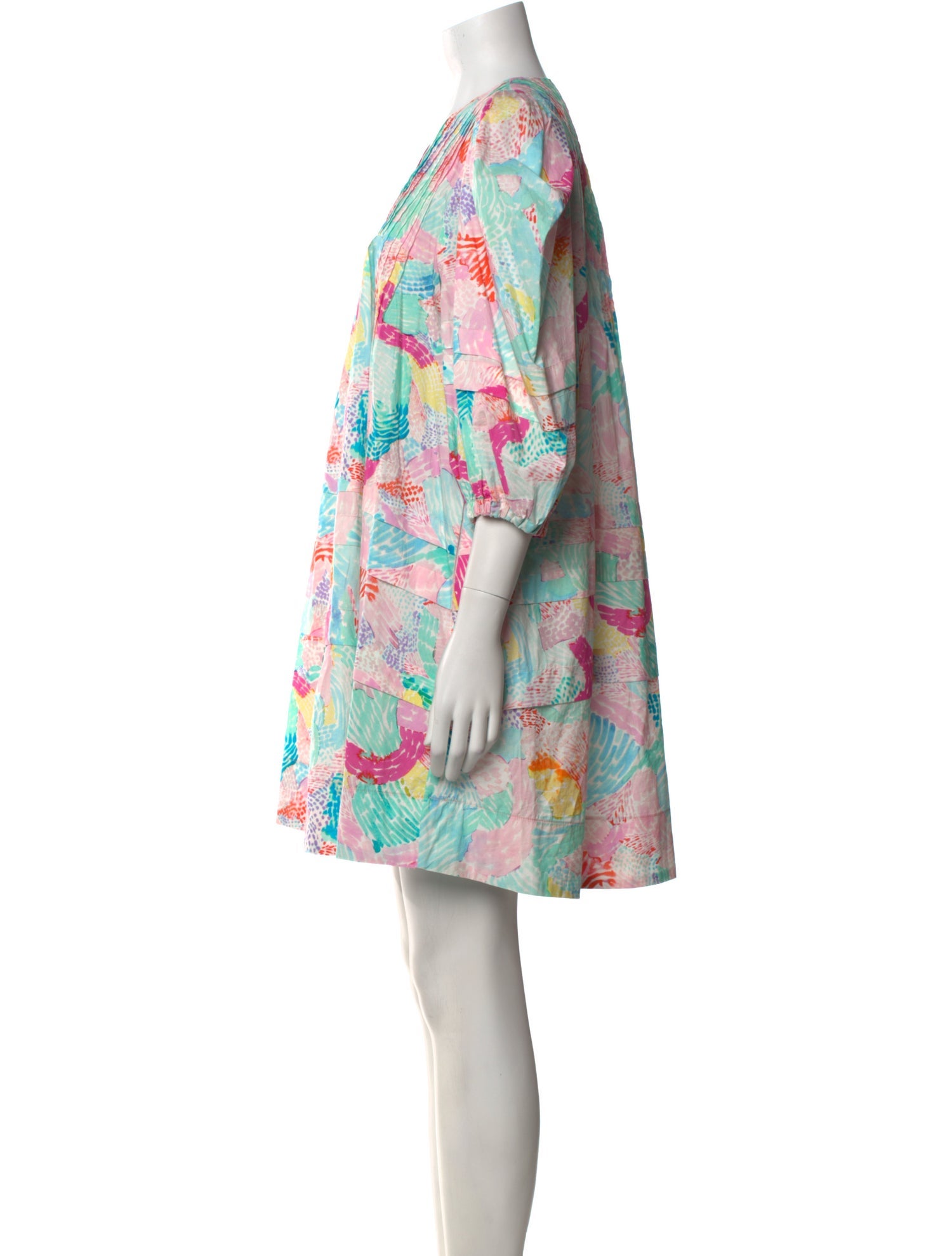 Hunter Bell Printed Mini Dress