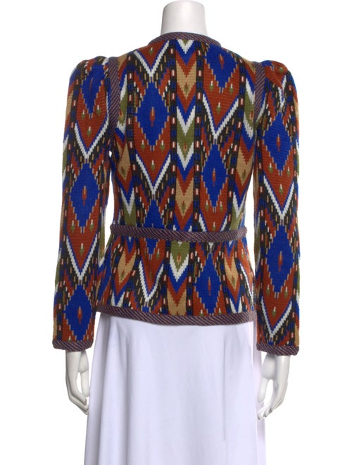 Hunter Bell Printed V-Neck Sweater