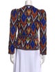 Hunter Bell Printed V-Neck Sweater