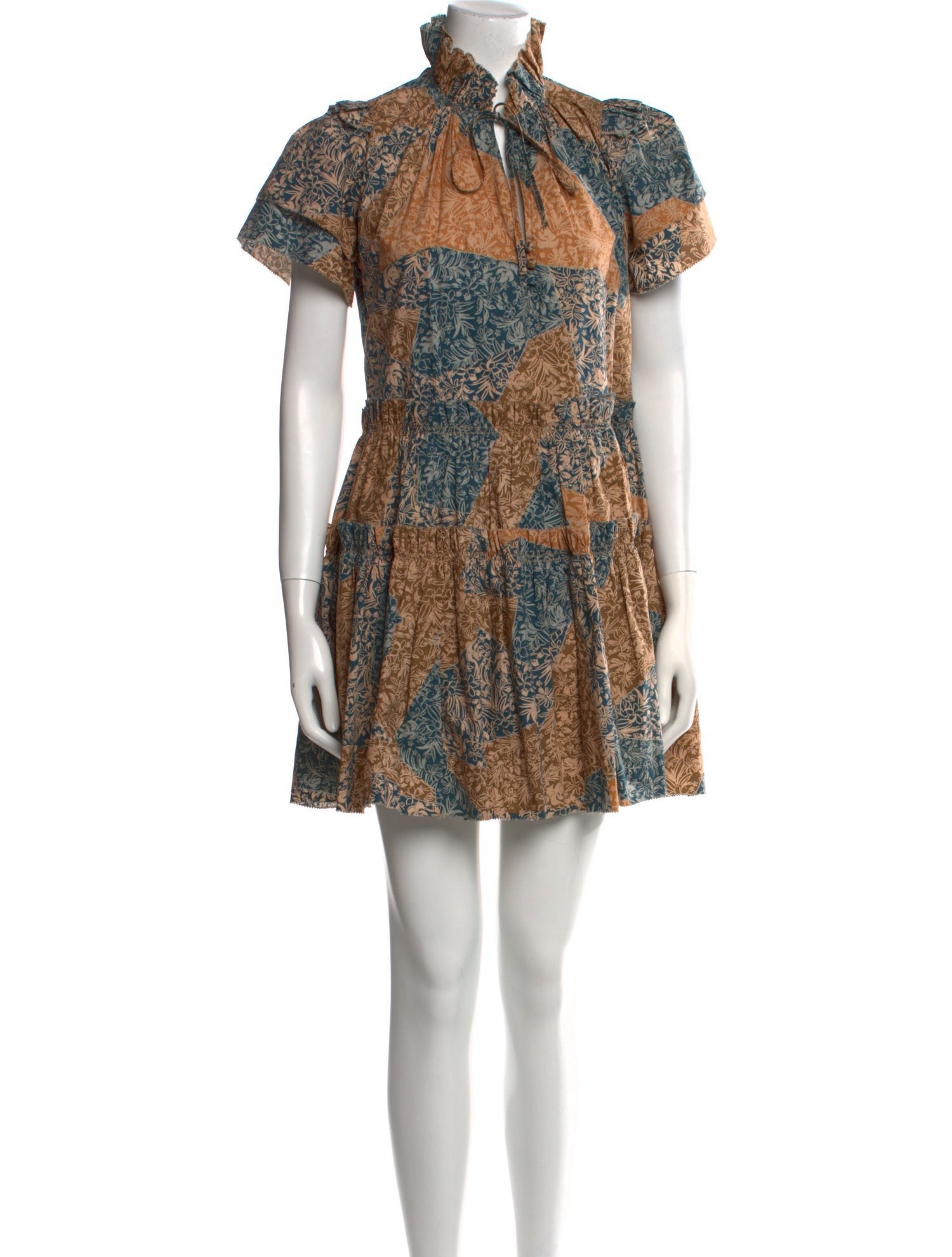 Hunter Bell Paisley Print Mini Dress