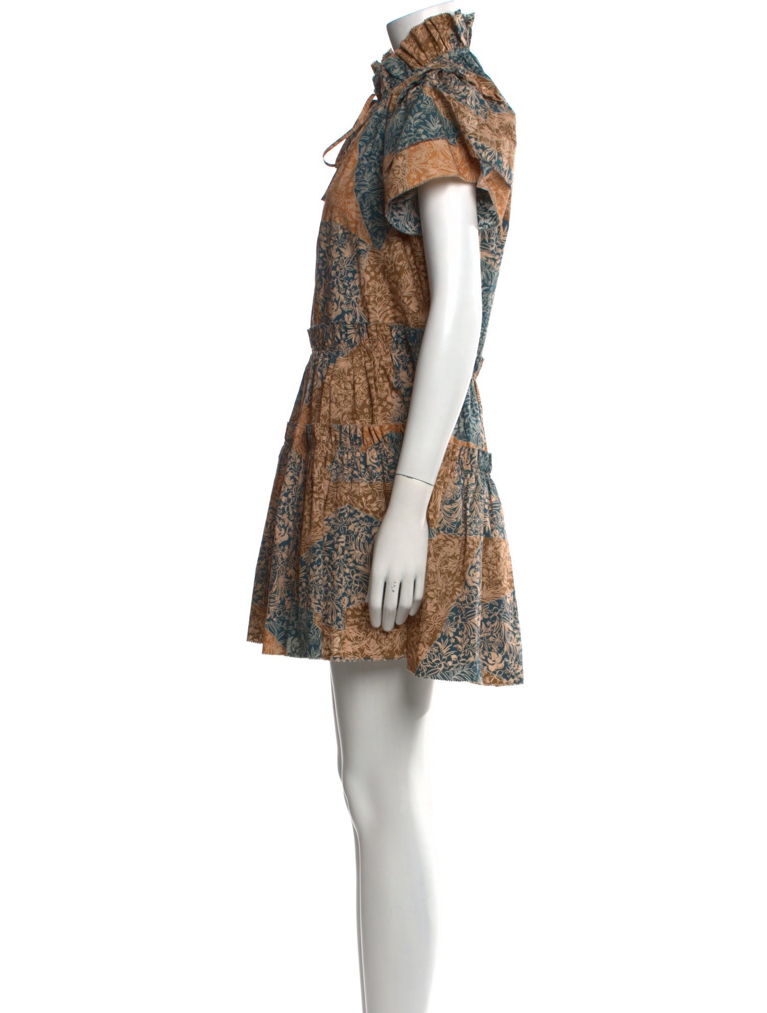 Hunter Bell Paisley Print Mini Dress