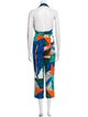 Hunter Bell Printed Halterneck Jumpsuit