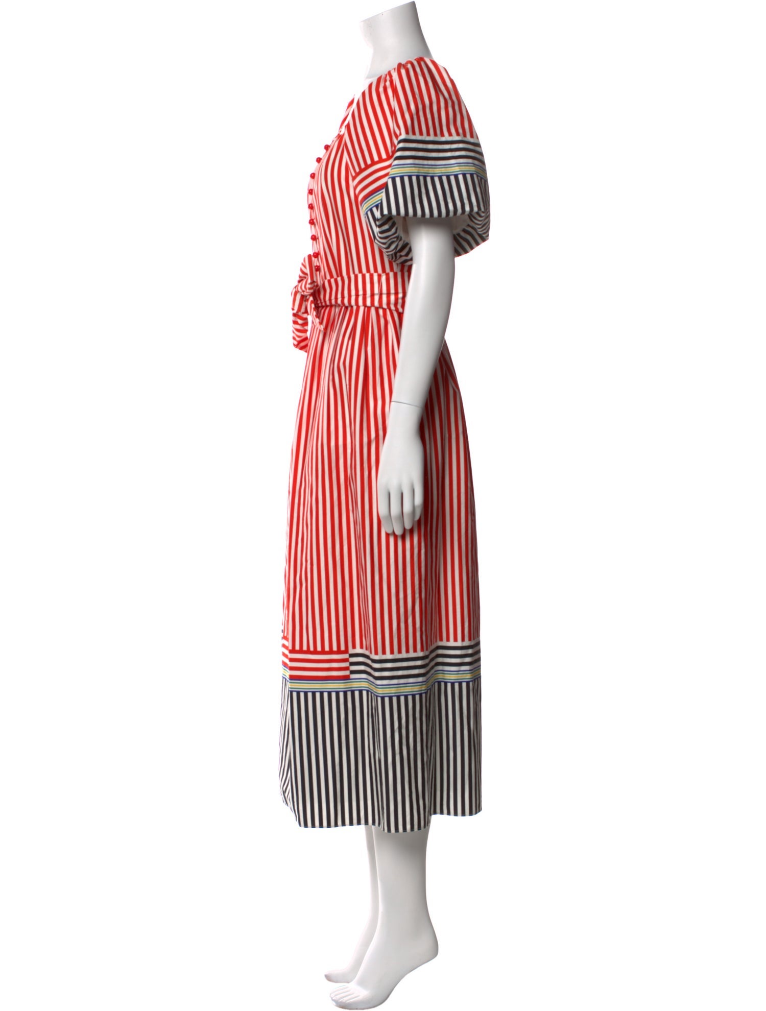 Hunter Bell Striped Long Dress