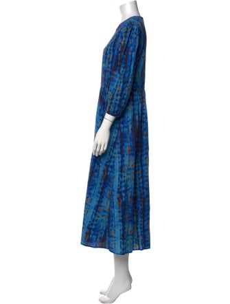 Hunter Bell Printed Midi Length Dress