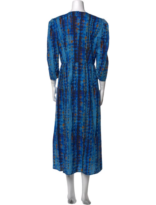 Hunter Bell Printed Midi Length Dress