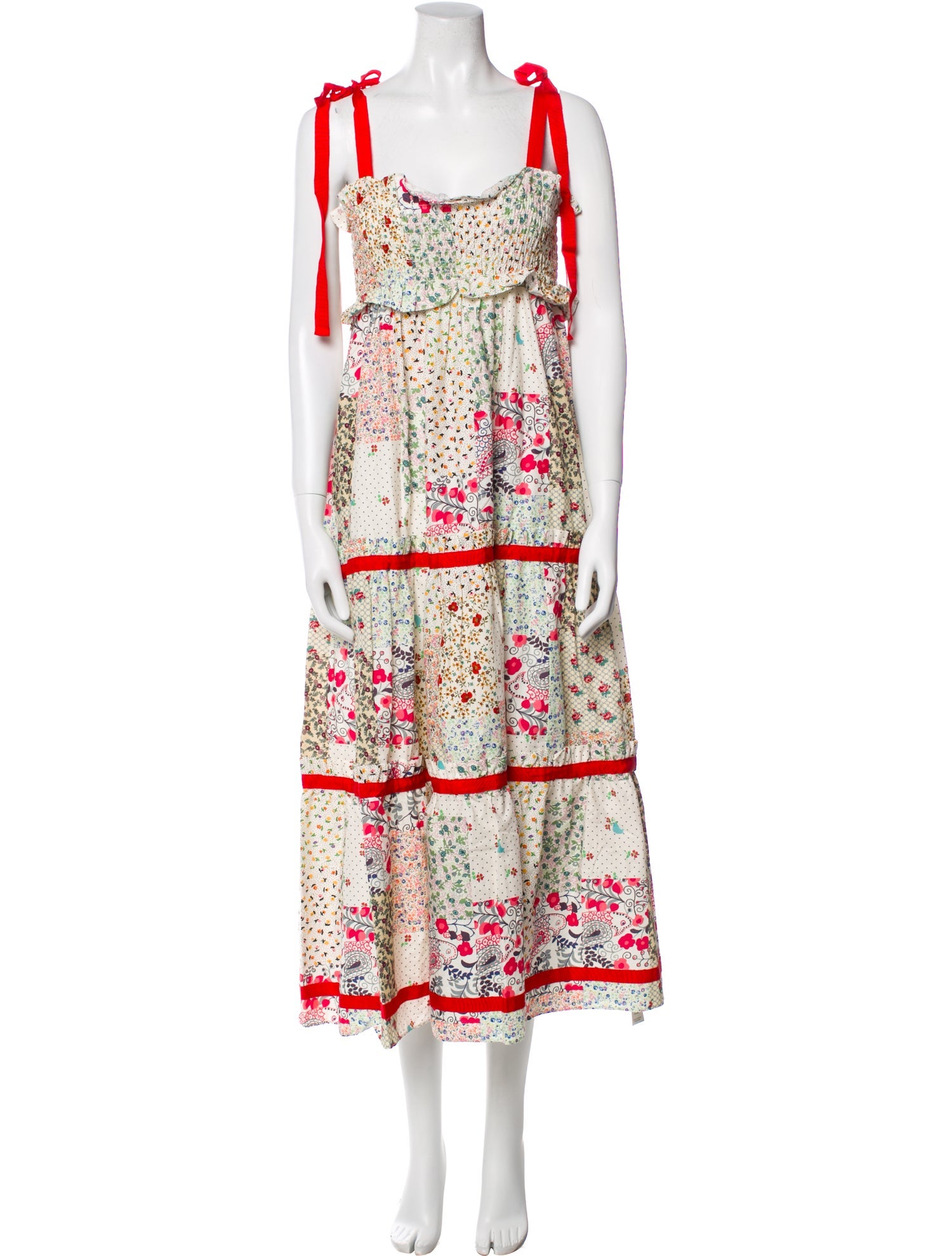 Hunter Bell Floral Print Long Dress