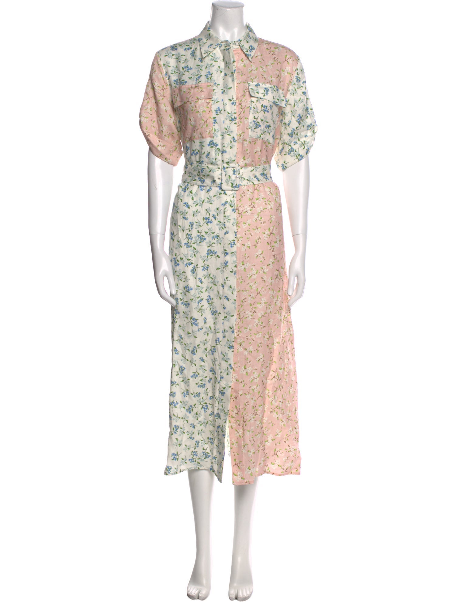 Hunter Bell Floral Print Long Dress