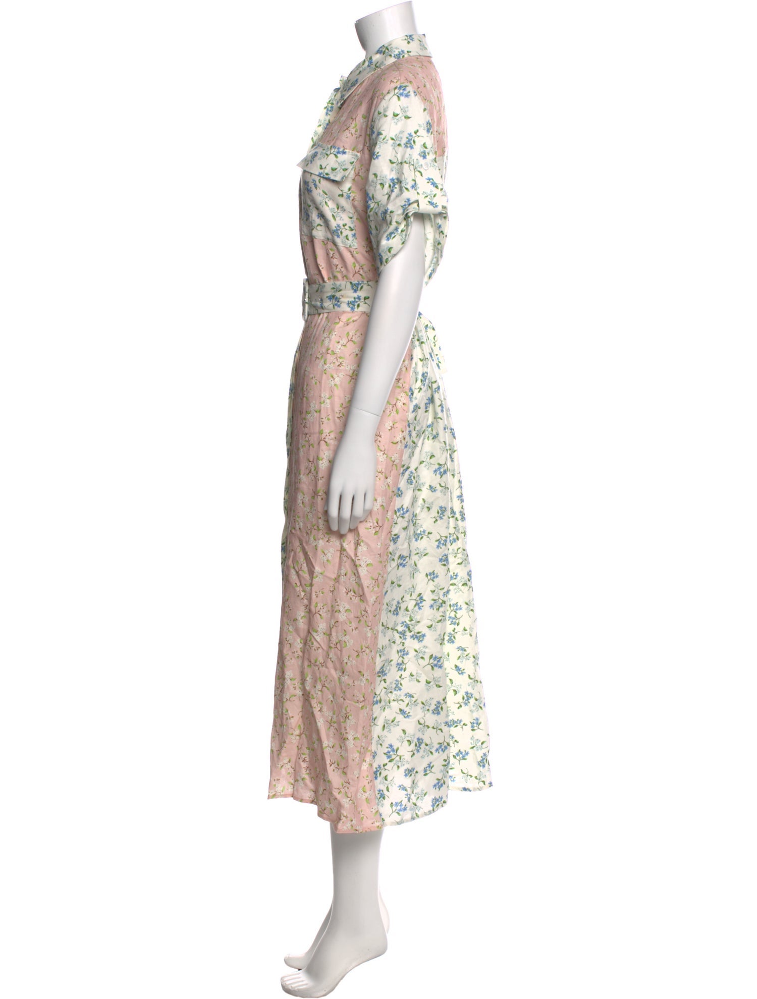 Hunter Bell Floral Print Long Dress