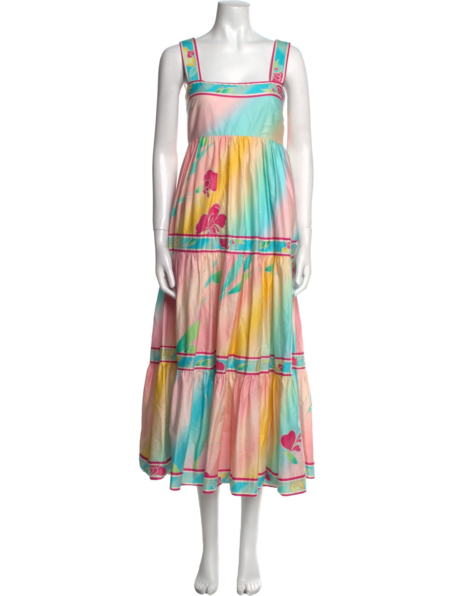 Hunter Bell Printed Long Dress