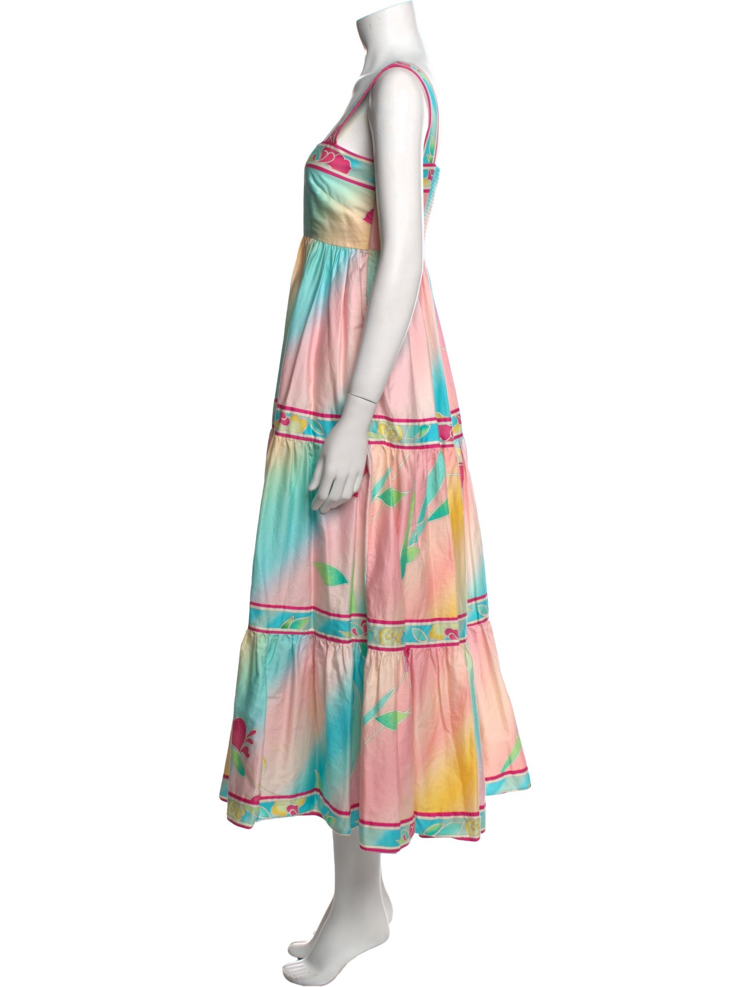 Hunter Bell Printed Long Dress