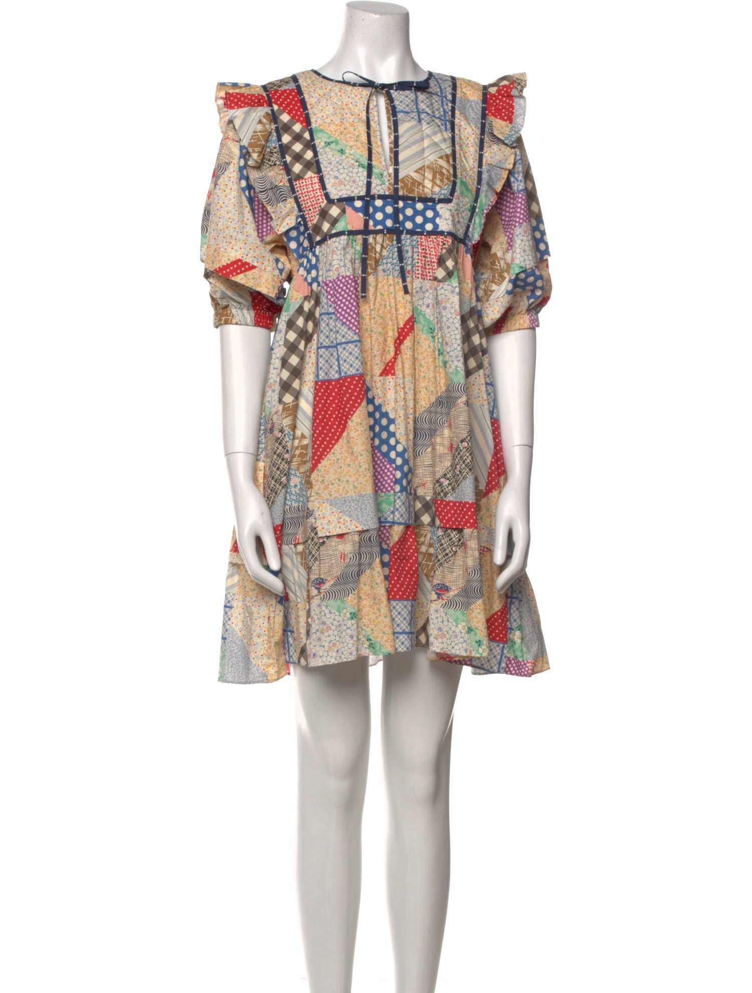 Hunter Bell Printed Mini Dress