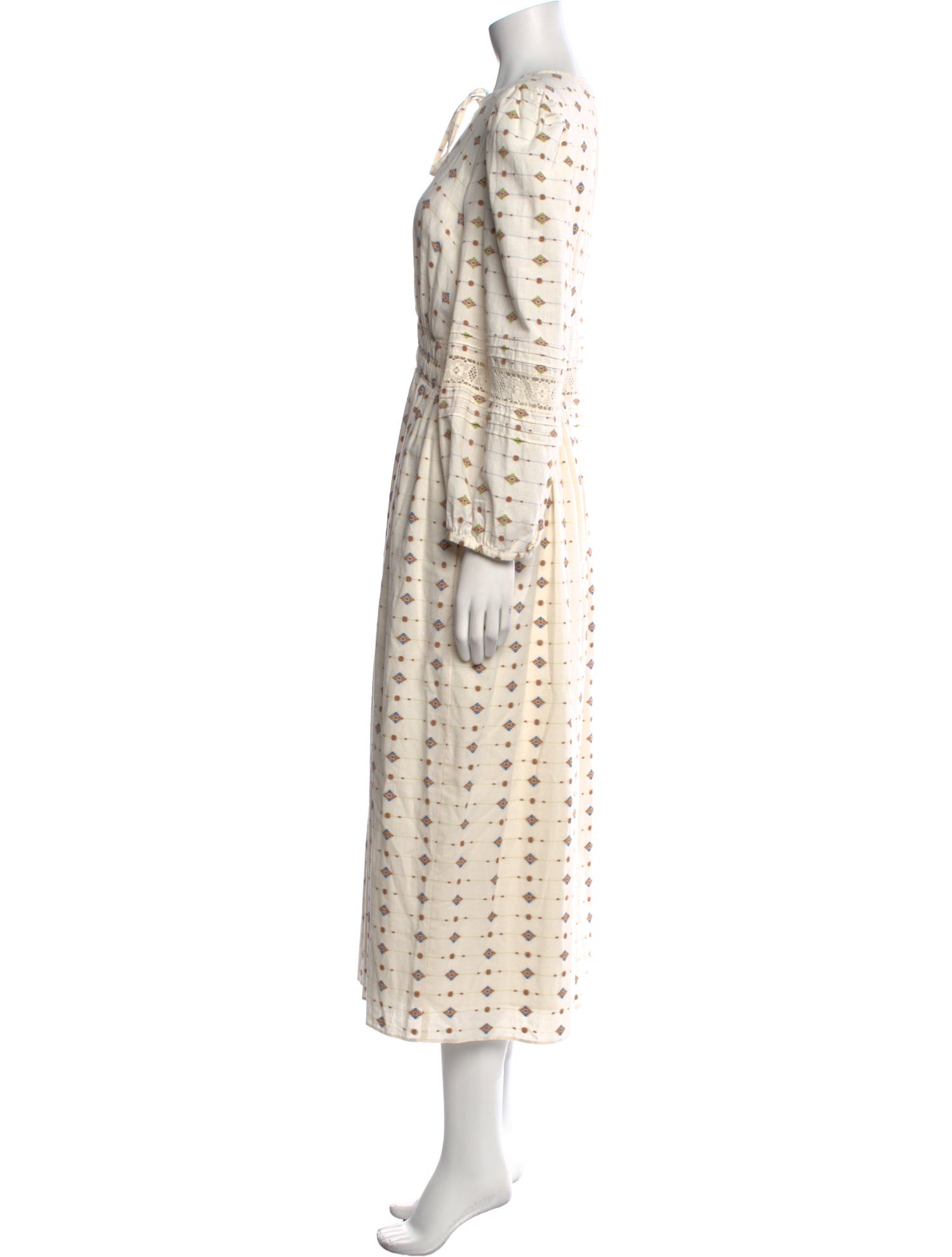 Hunter Bell Printed Midi Length Dress