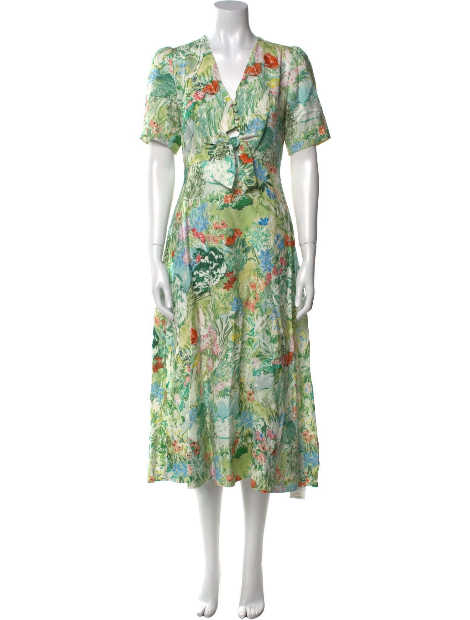 Hunter Bell Floral Print Long Dress