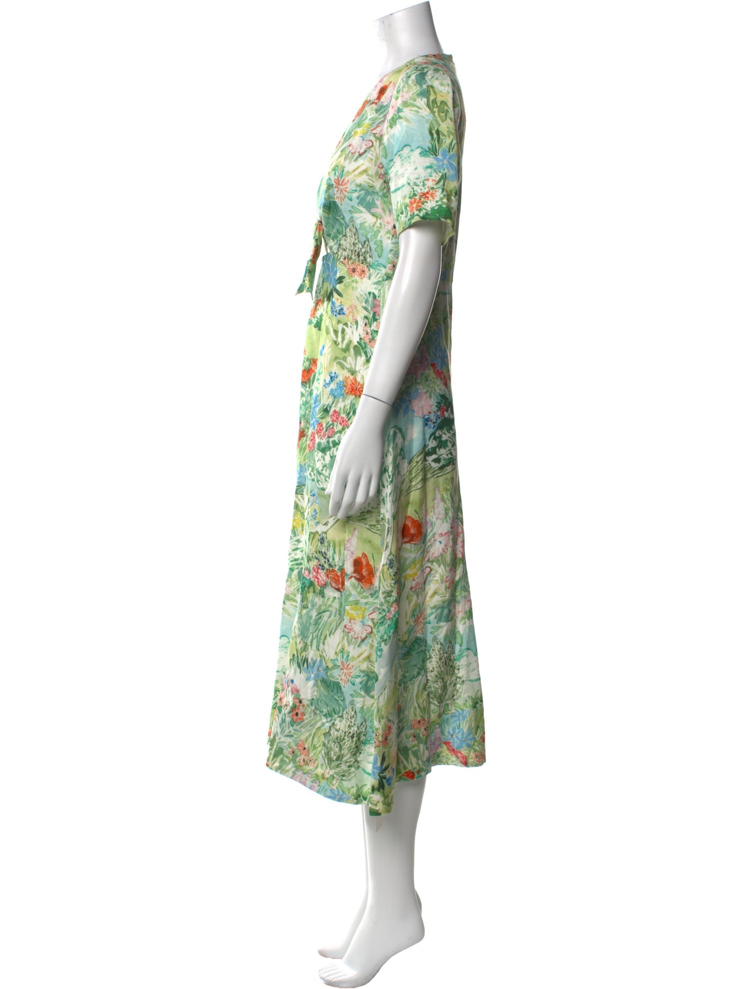 Hunter Bell Floral Print Long Dress