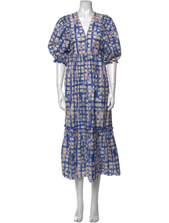 Hunter Bell Printed Long Dress