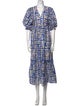 Hunter Bell Printed Long Dress