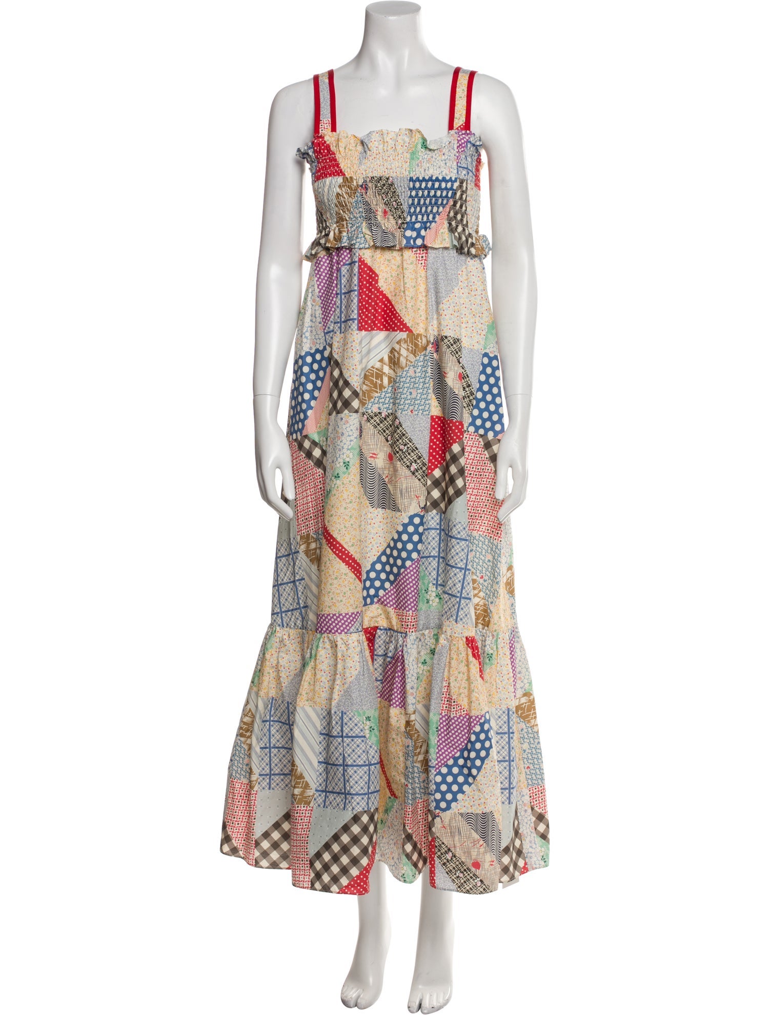 Hunter Bell Printed Long Dress