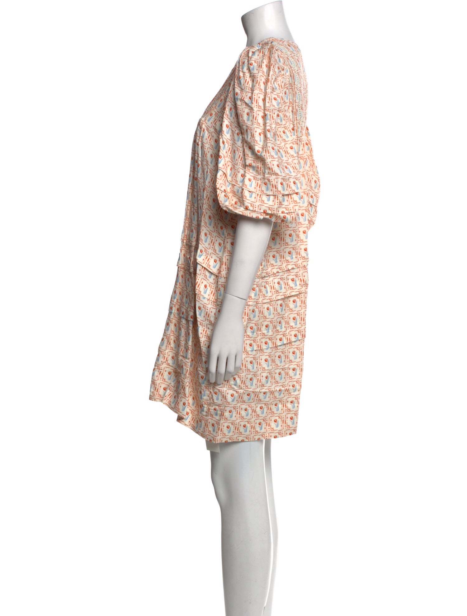 Hunter Bell Printed Mini Dress