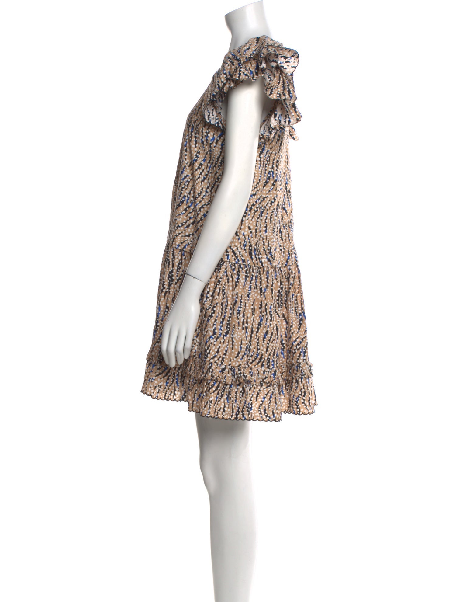 Hunter Bell Printed Mini Dress