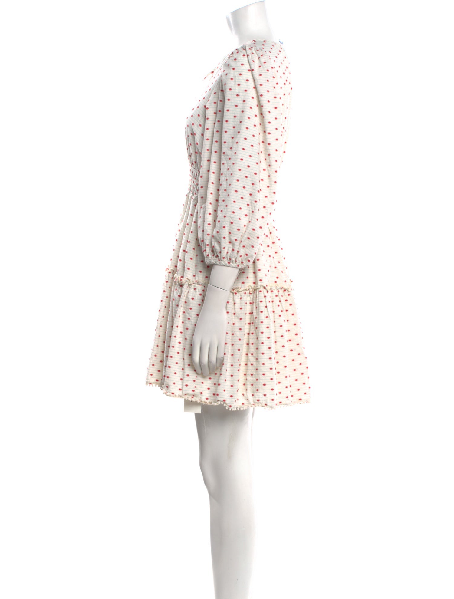 Hunter Bell Polka Dot Print Mini Dress