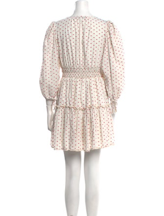 Hunter Bell Polka Dot Print Mini Dress