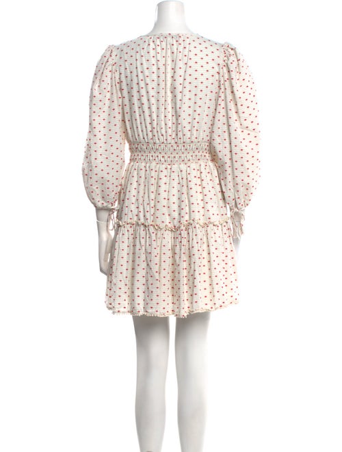 Hunter Bell Polka Dot Print Mini Dress