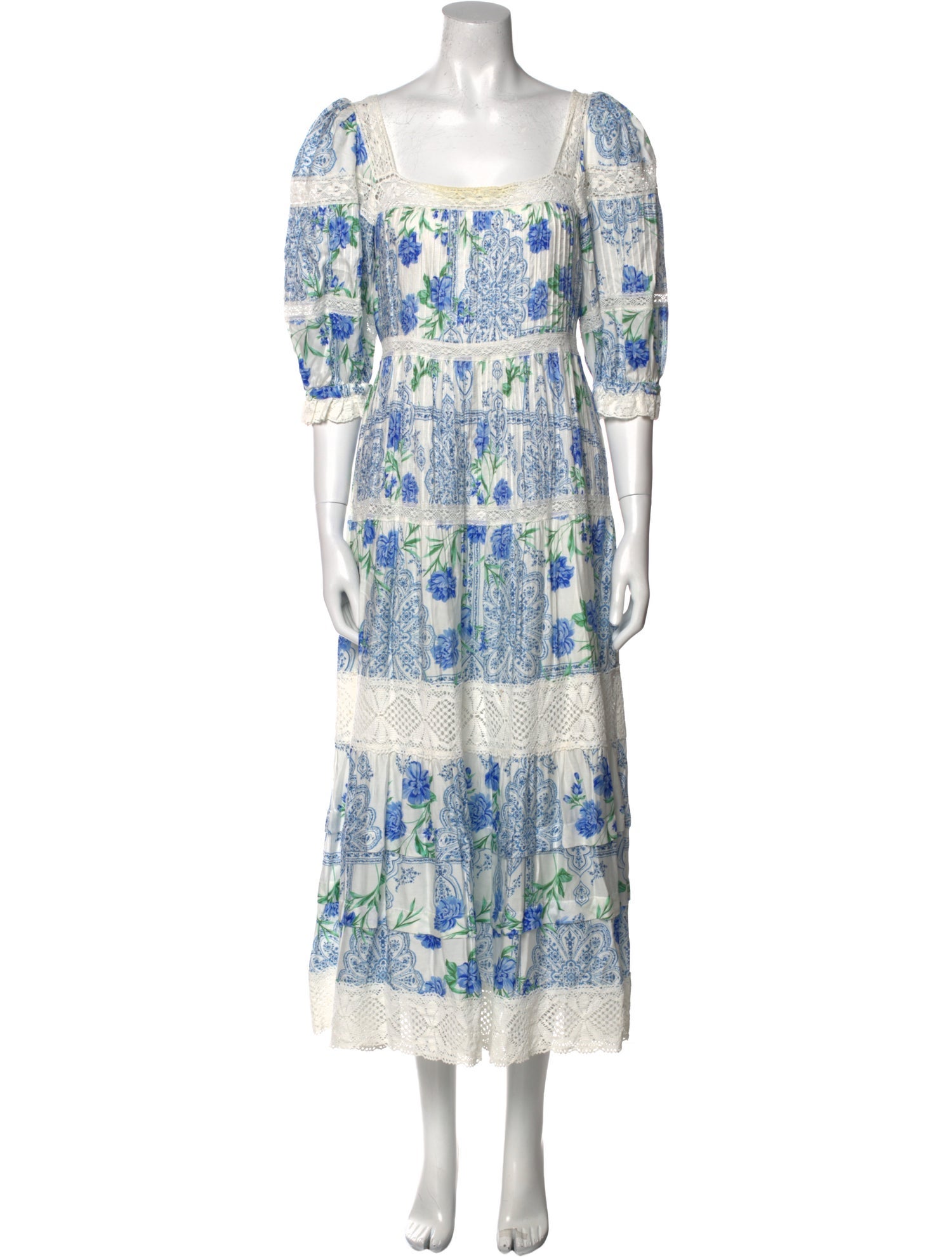 Hunter Bell Floral Print Long Dress