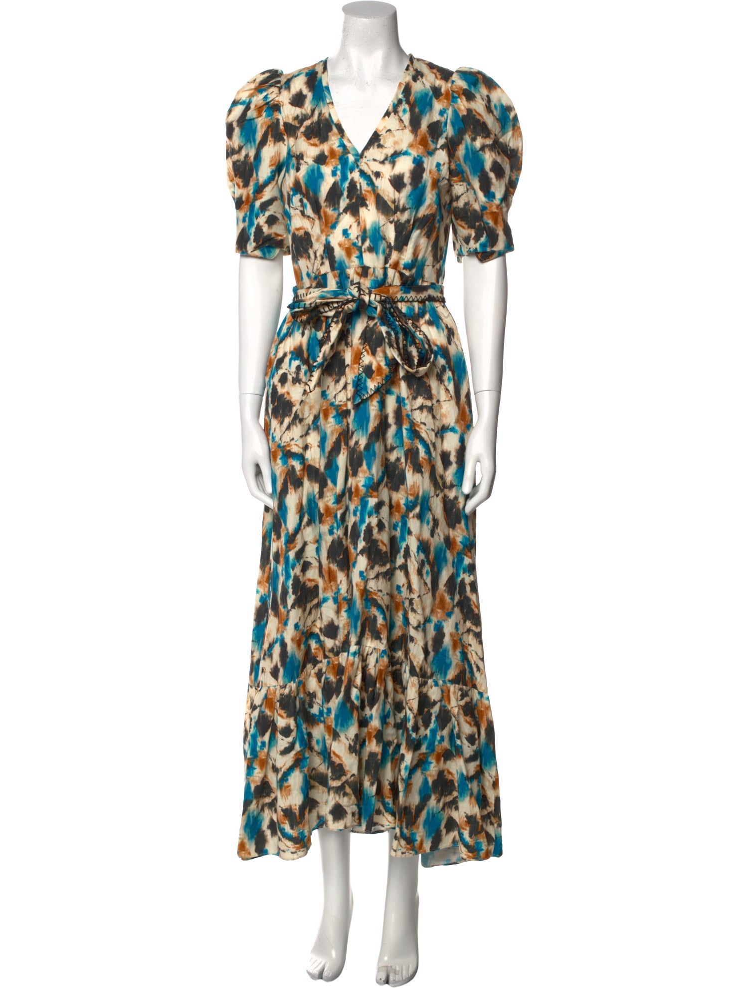 Hunter Bell Printed Long Dress