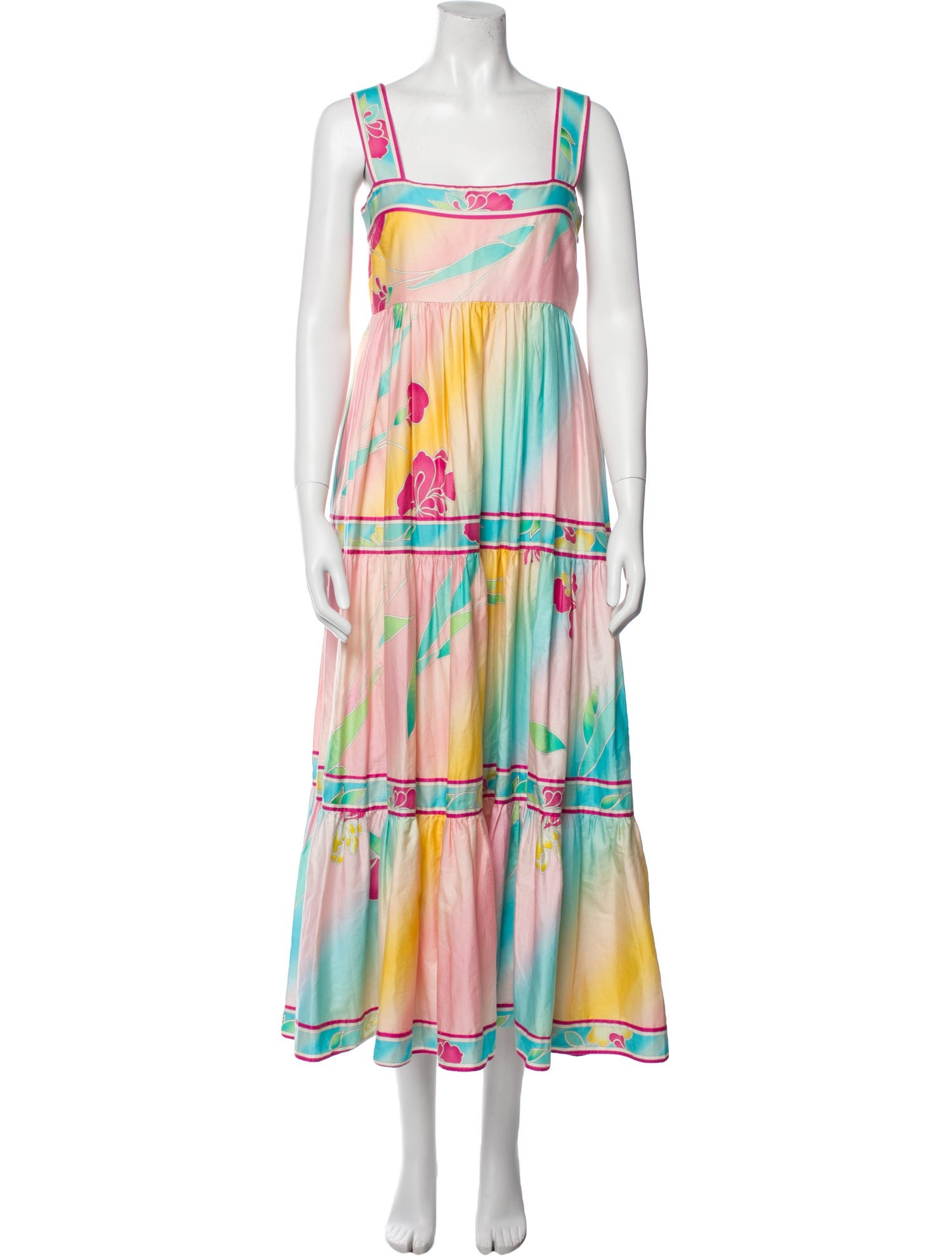 Hunter Bell Printed Long Dress