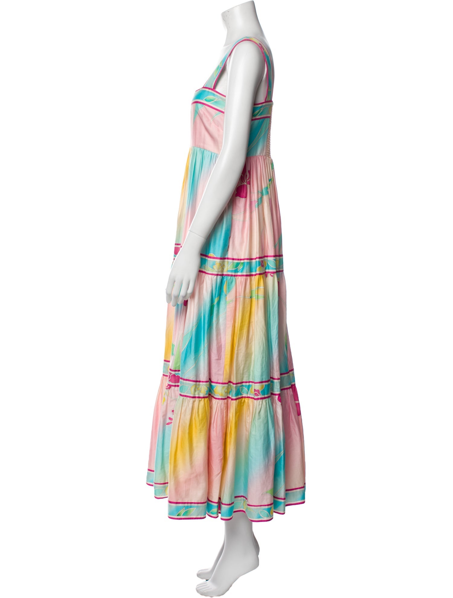Hunter Bell Printed Long Dress