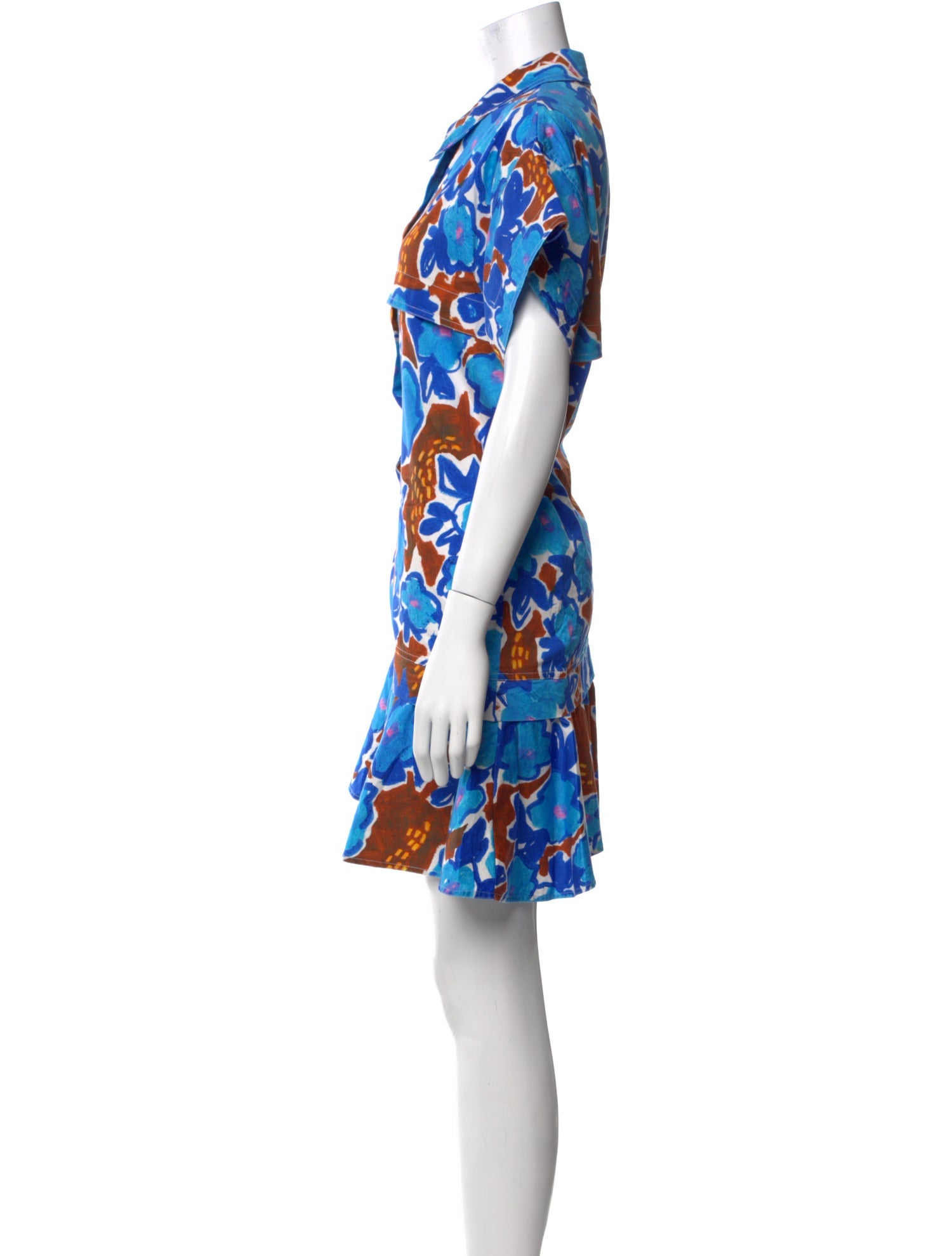 Hunter Bell Printed Mini Dress