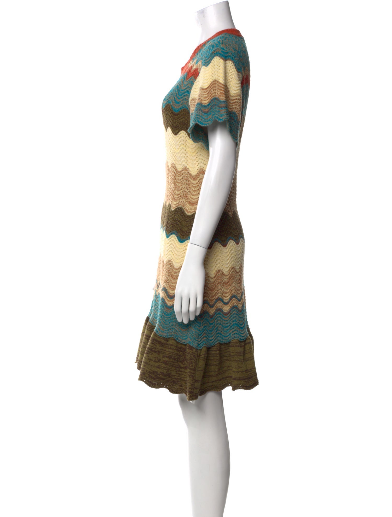 Hunter Bell Wool Knee-Length Dress