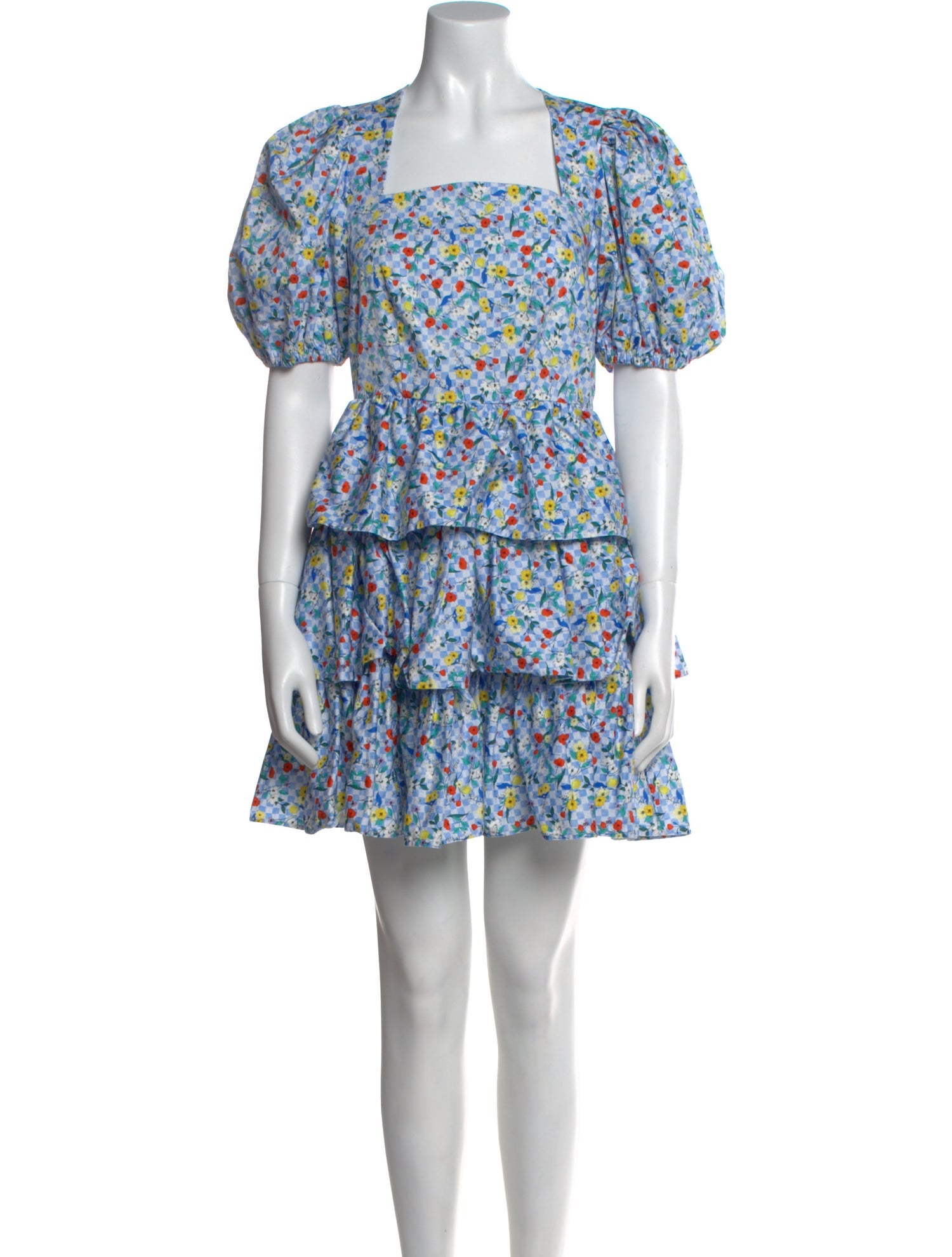 Hunter Bell Floral Print Mini Dress