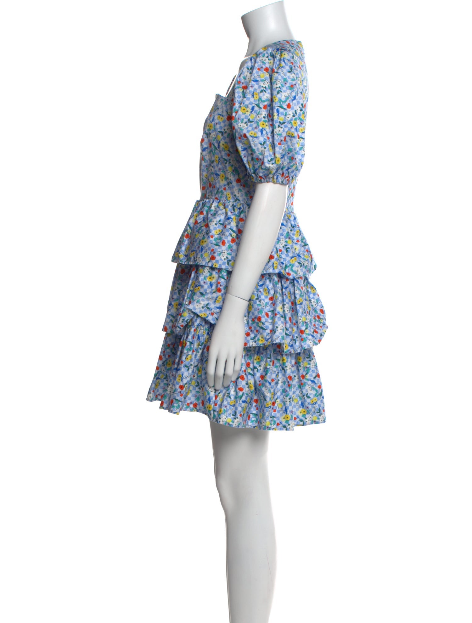 Hunter Bell Floral Print Mini Dress