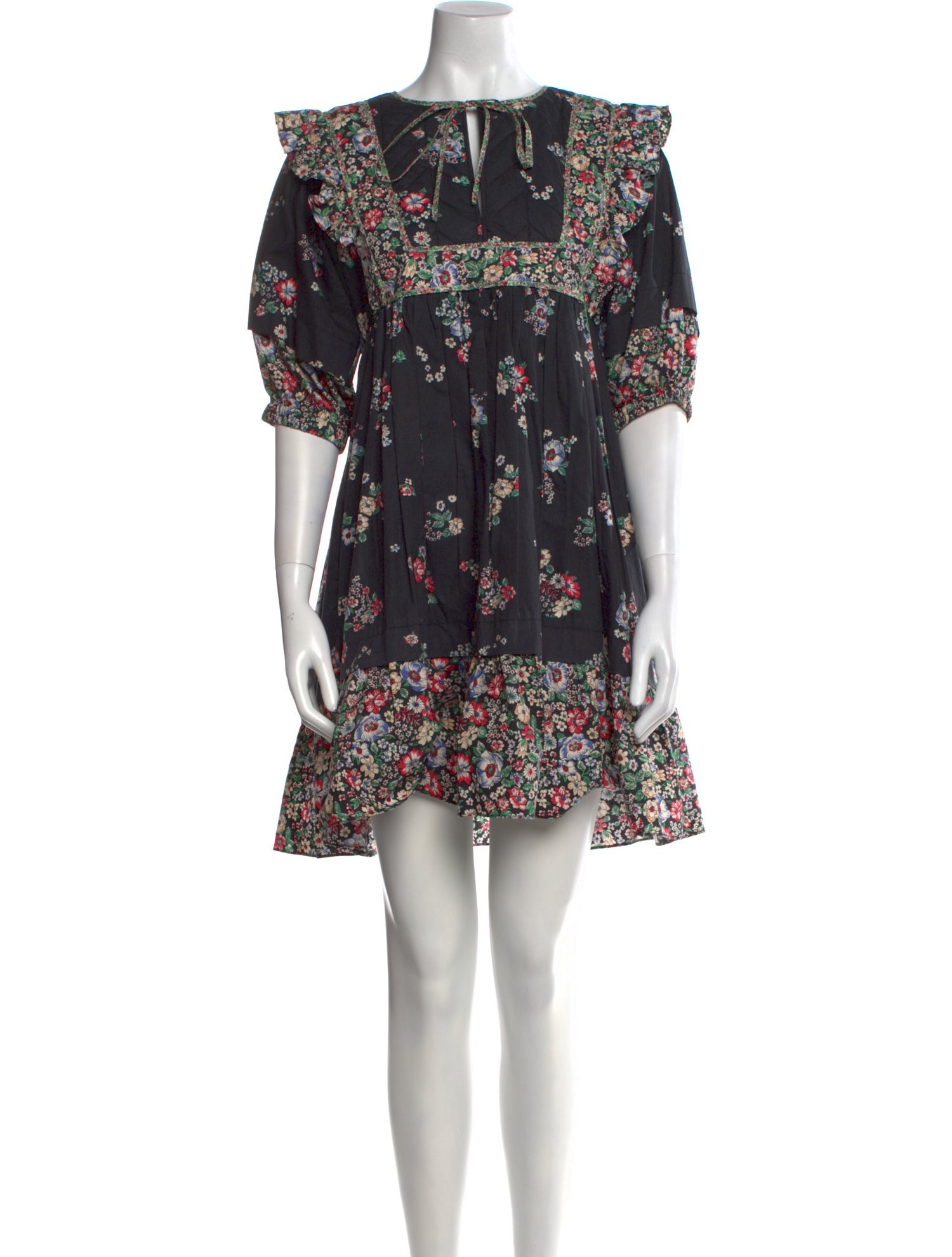 Hunter Bell Floral Print Mini Dress