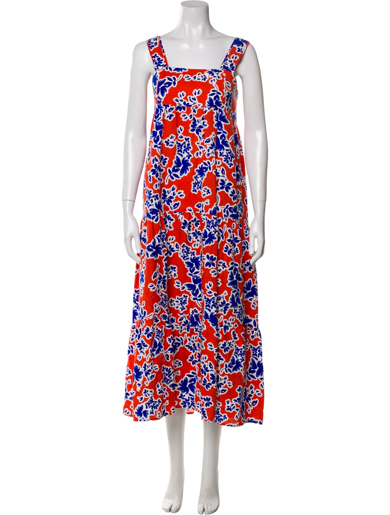 Hunter Bell Floral Print Long Dress