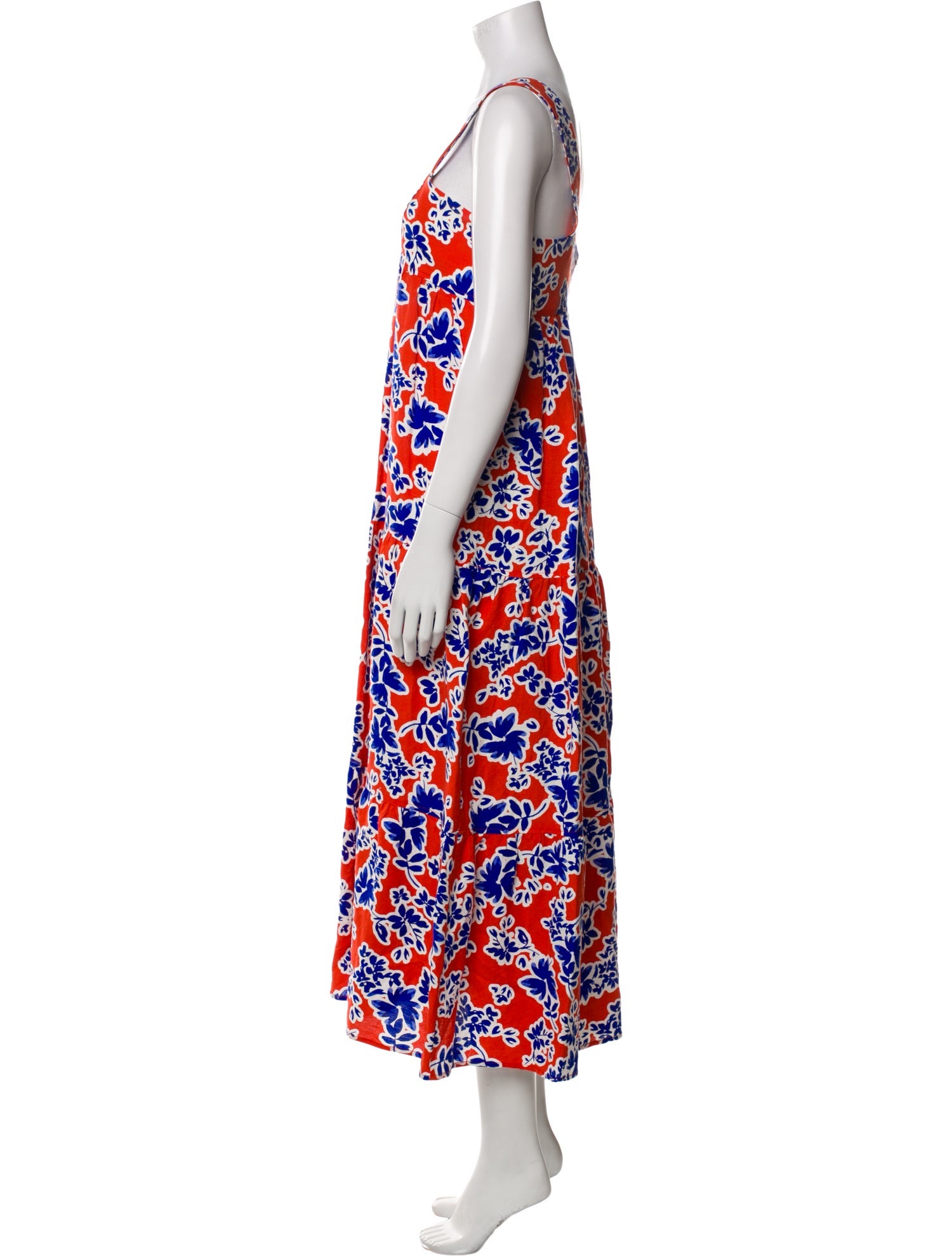 Hunter Bell Floral Print Long Dress