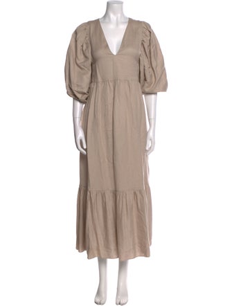 Hunter Bell V-Neck Long Dress