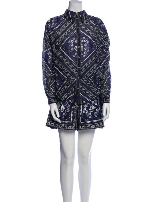 Hunter Bell Paisley Print Skirt Set