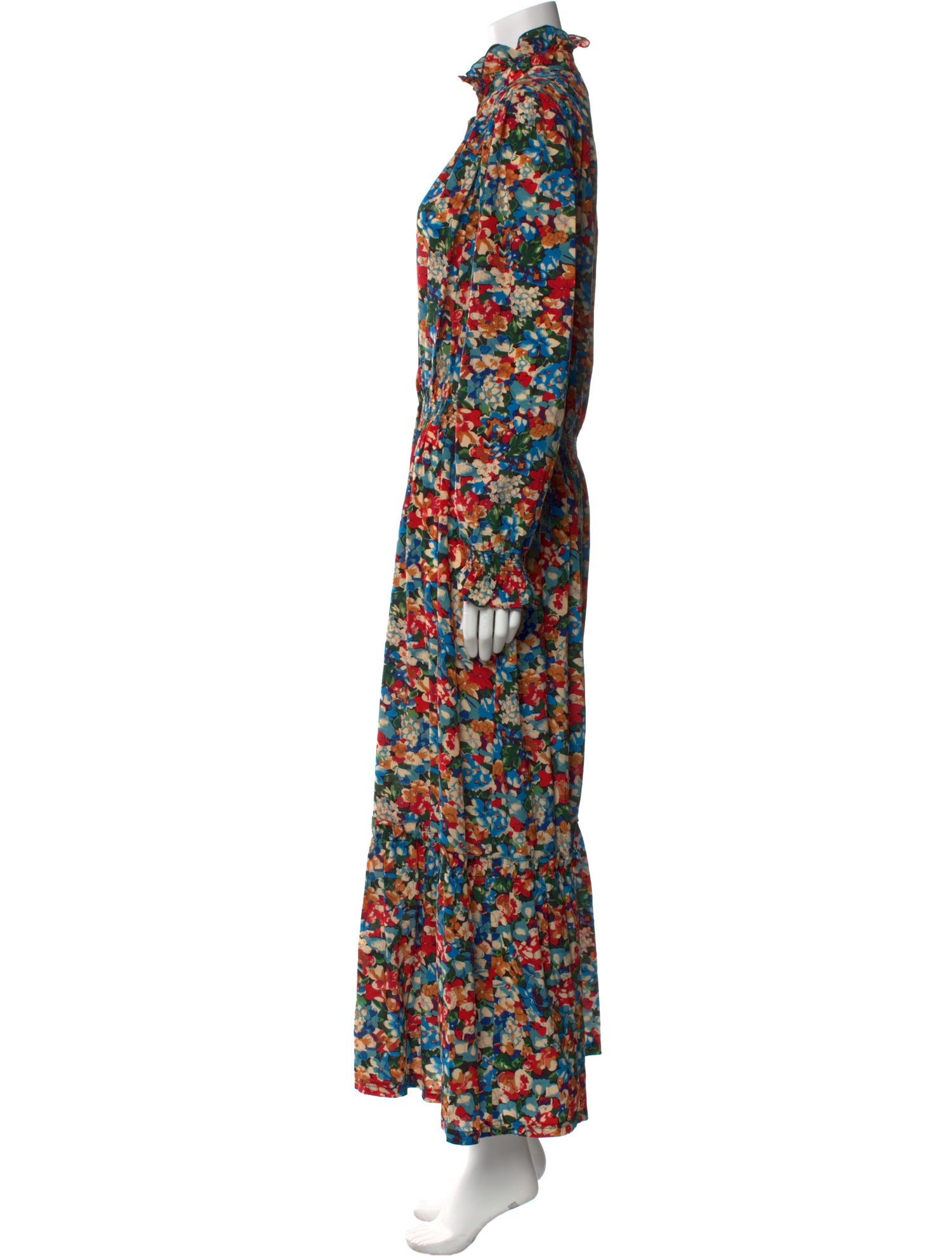 Hunter Bell Silk Long Dress