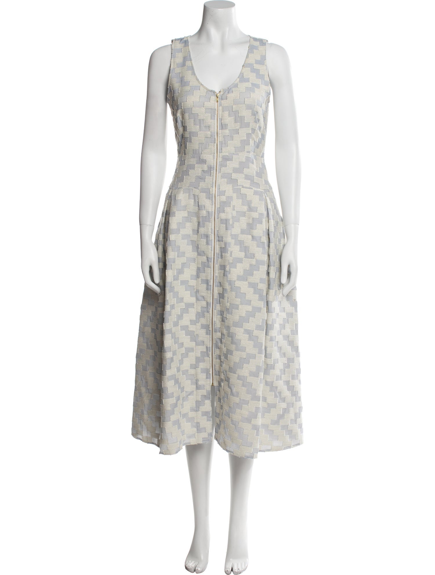 Hunter Bell Floral Print Midi Length Dress