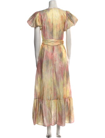 Hunter Bell Linen Long Dress