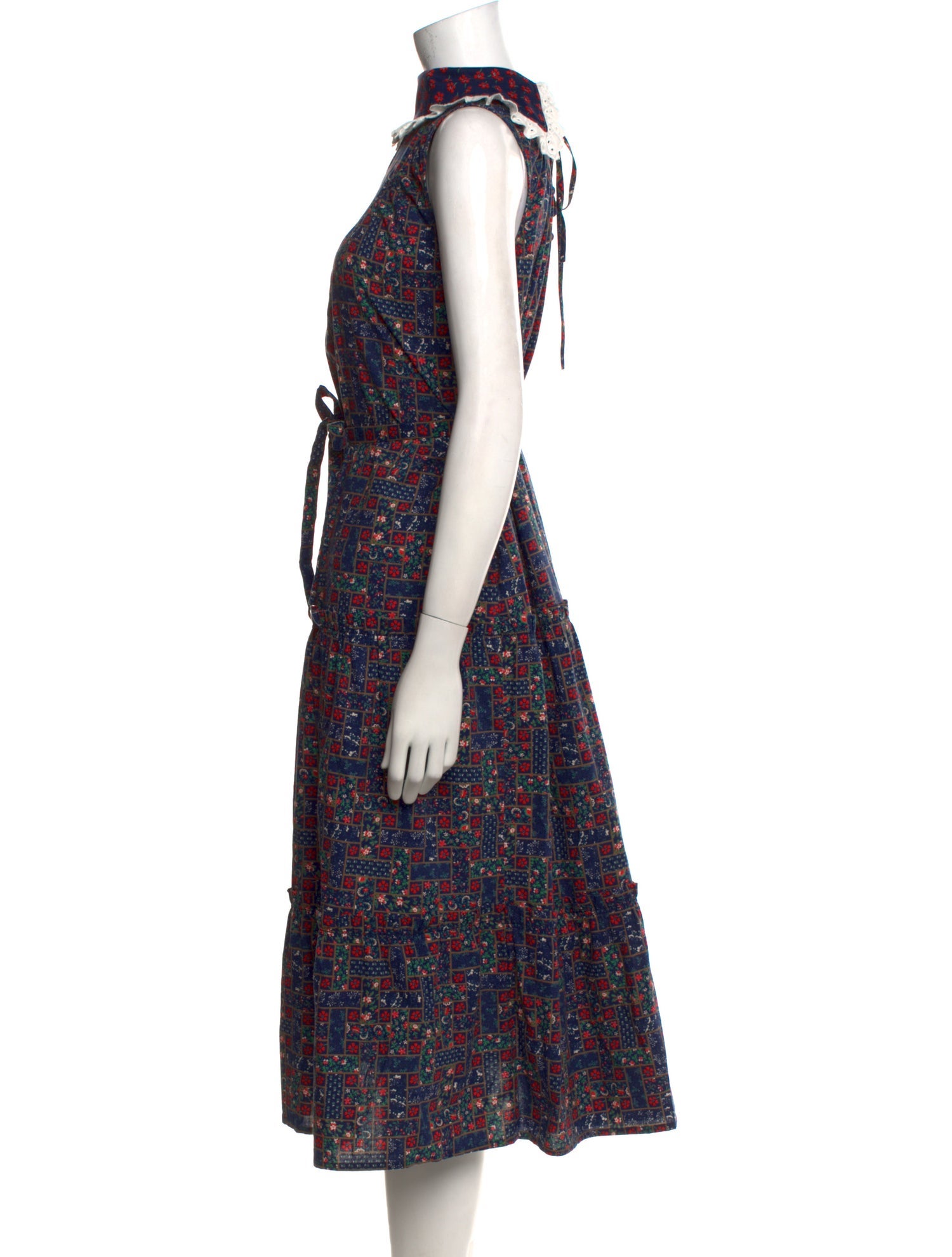 Hunter Bell Printed Midi Length Dress