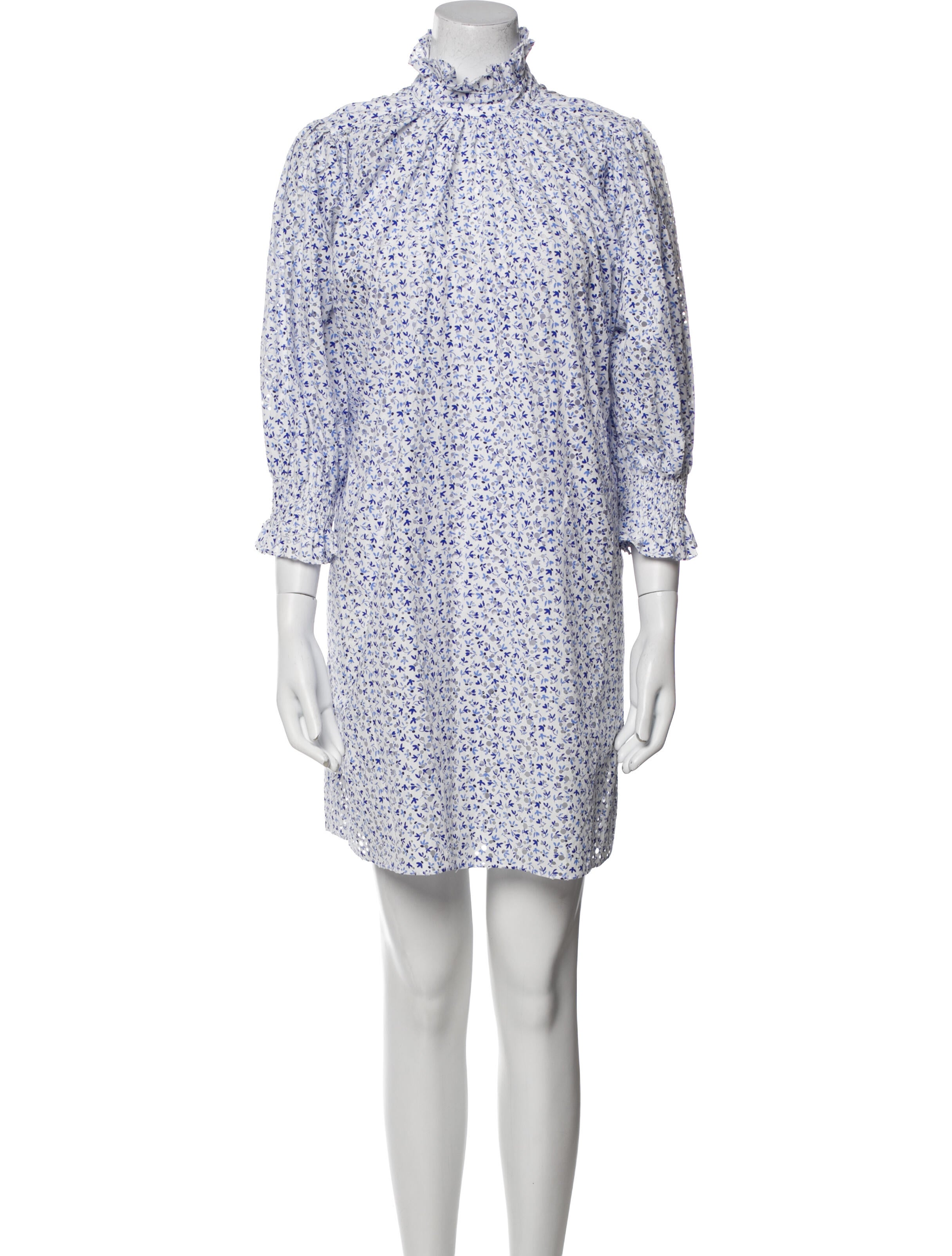 Hunter Bell Printed Mini Dress