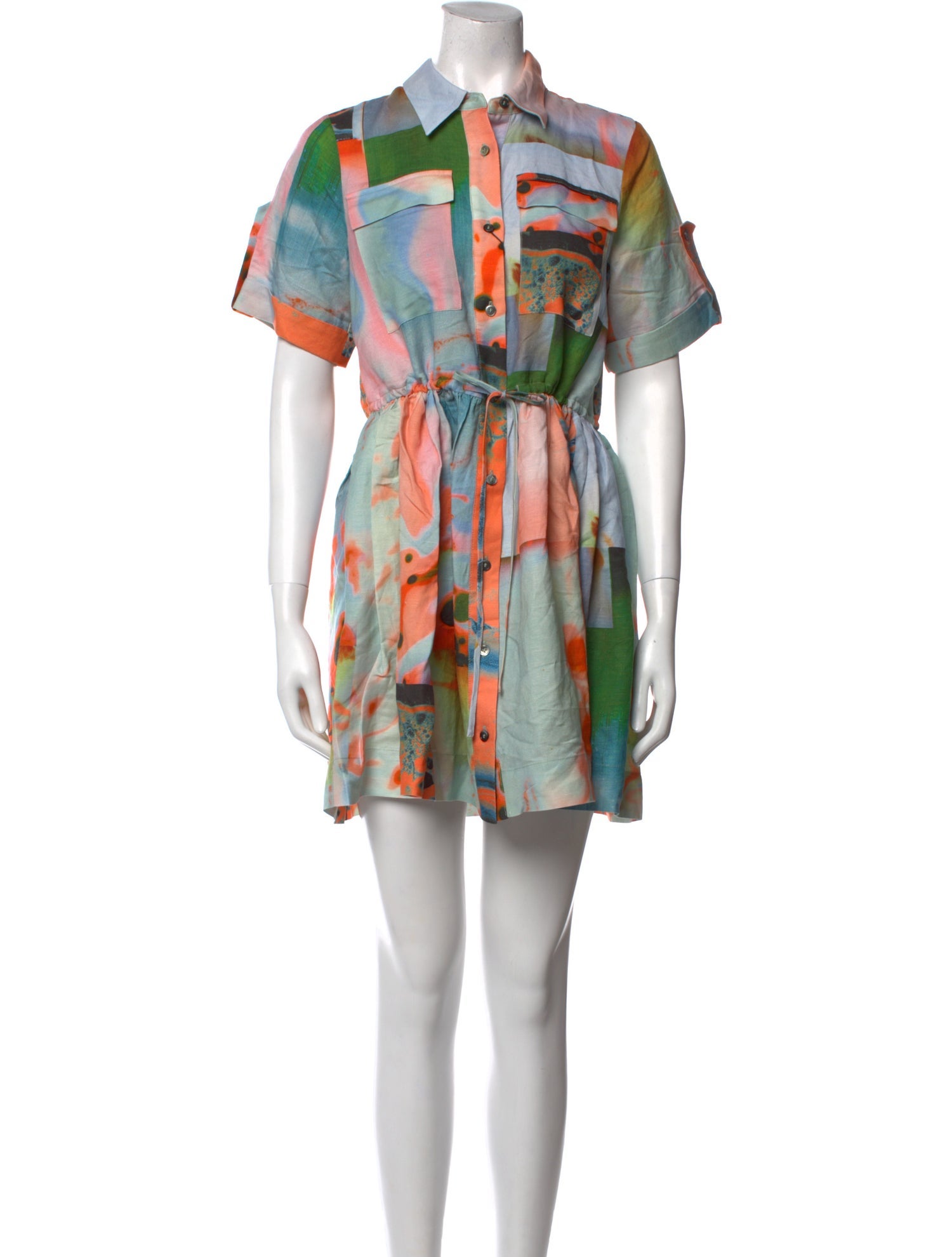 Hunter Bell Printed Mini Dress w/ Tags