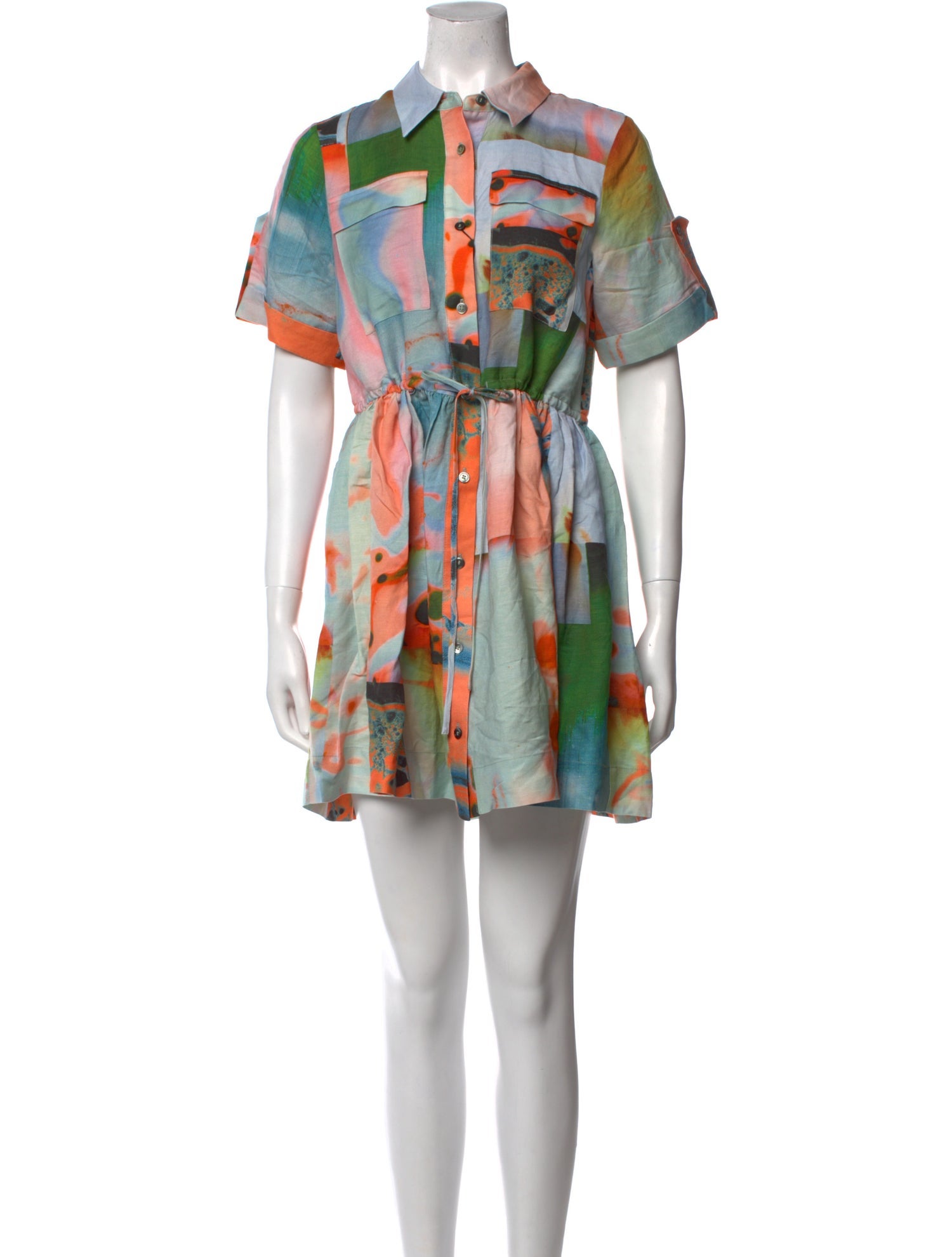 Hunter Bell Printed Mini Dress w/ Tags